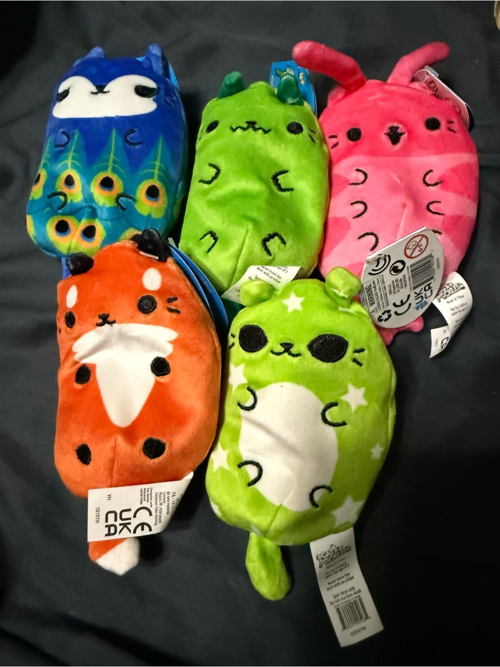 Cats vs Pickles Plush Lot Pea Catzilla Gumbo Vixen Zunar F9